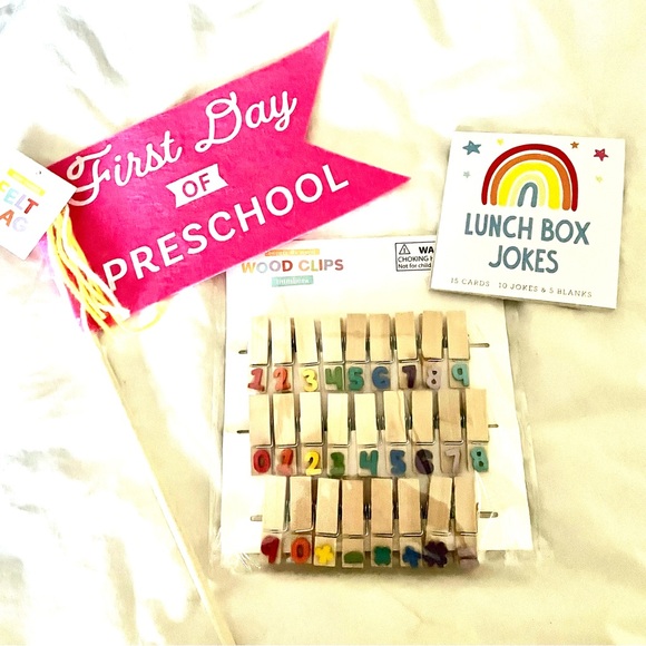 First day of Preschool!!  ✏️✏️✏️ plus extra goodies!! - Picture 1 of 11